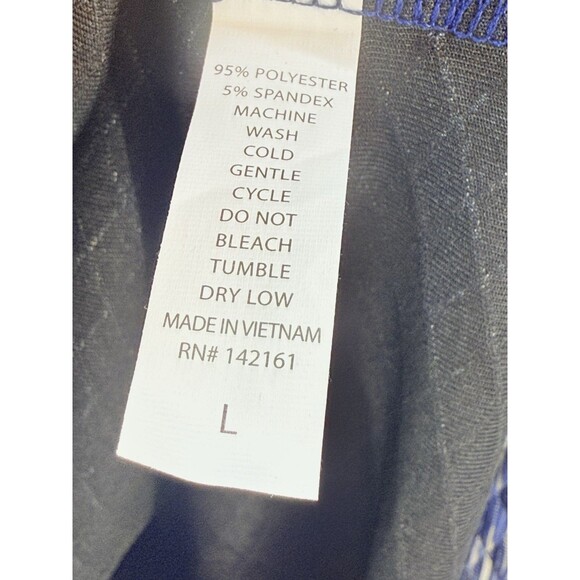 NEW Lularoe Cassie Skirt Women's L Blues Fitted  Pull On Stretch NWT - Picture 10 of 10